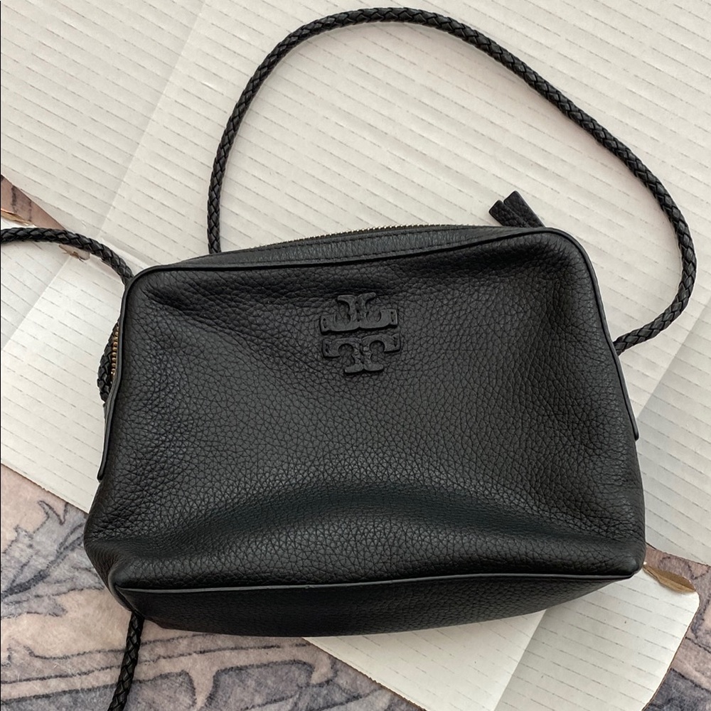 Tory Burch Black Leather Crossbody Bag